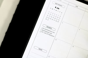 2026 Dated HHWSC Monthly Planner Insert