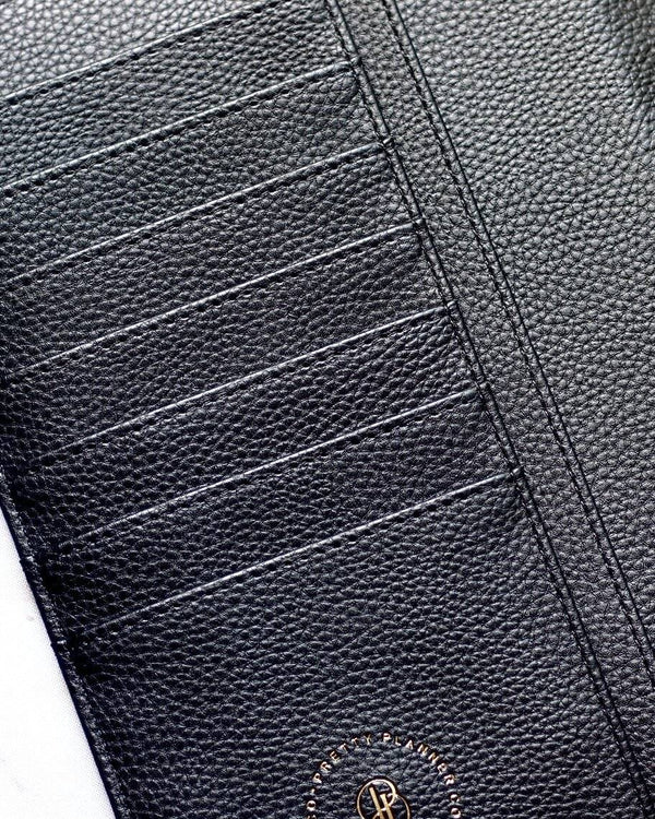 Noir A5 Rings Premium Vegan Leather Agenda Cover image 4