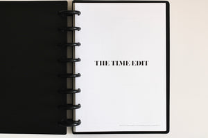 The Time Edit Undated Hourly Weekly Planning Pages