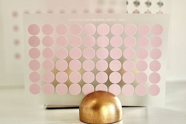 Essential and Tiny Dot Sticker Sets-Pretty Pink