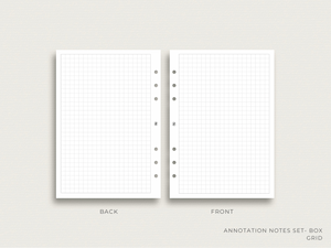 Annotation Set- Dot, Box Grid and Lines Insert Set
