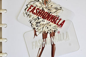 Fashionkilla Transparent Planner Cards