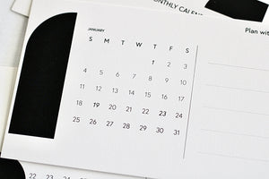 2026 Monthly Calendar Cards