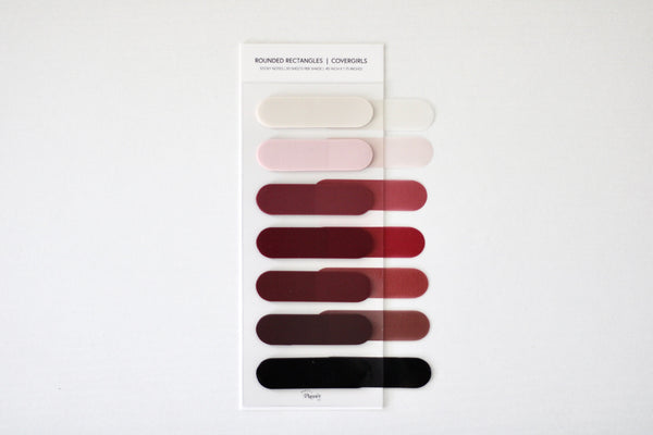 Rounded Rectangle Transparent Sticky Notes | Covergirls