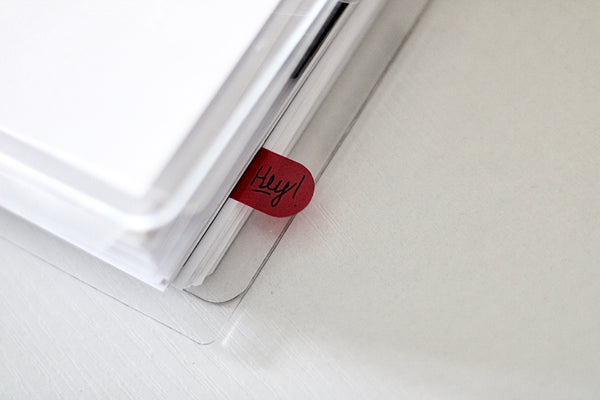 Rounded Rectangle Transparent Sticky Notes | Covergirls