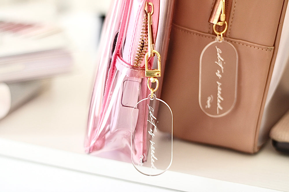 Edit as Needed Acrylic Keychain- White COMING SOON