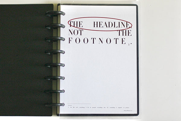 The Headline Cardstock  Dashboard