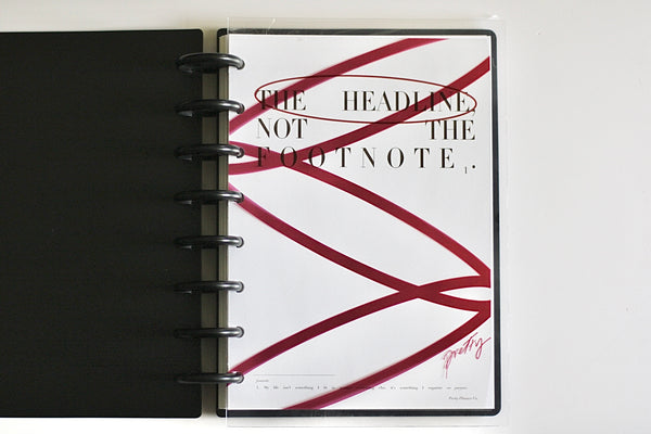 The Headline Cardstock  Dashboard