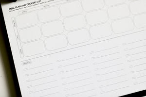Meals and Grocery Planner Insert (Volume 3)