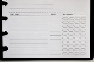 Project Brief Planner Insert (Volume 1) COMING SOON