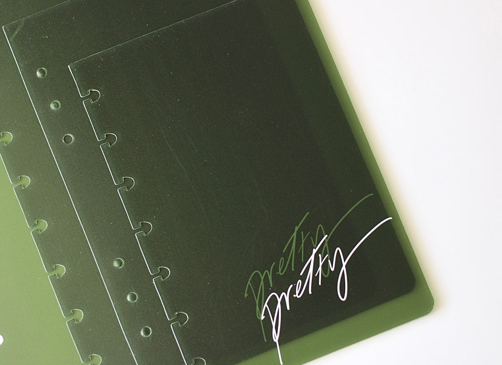 LUSH TRANSPARENT DISCBOUND COVER SET