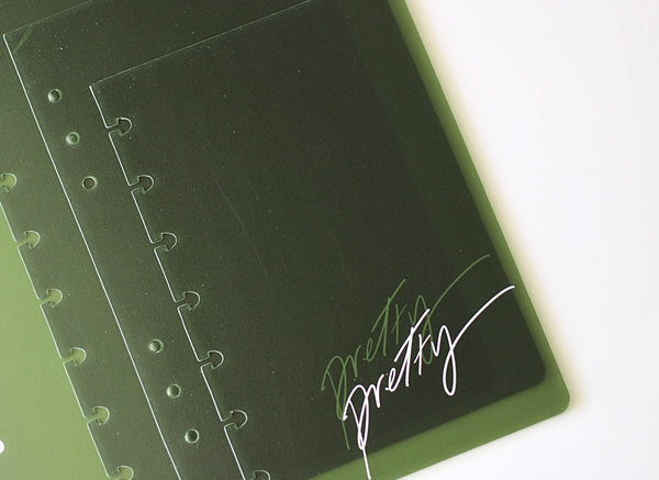 LUSH TRANSPARENT DISCBOUND COVER SET