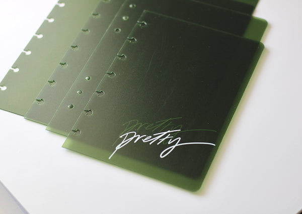 LUSH TRANSPARENT DISCBOUND COVER SET