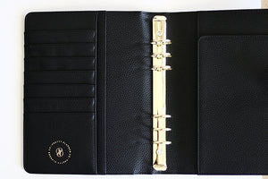 Noir Agenda Cover A5 Six Rings