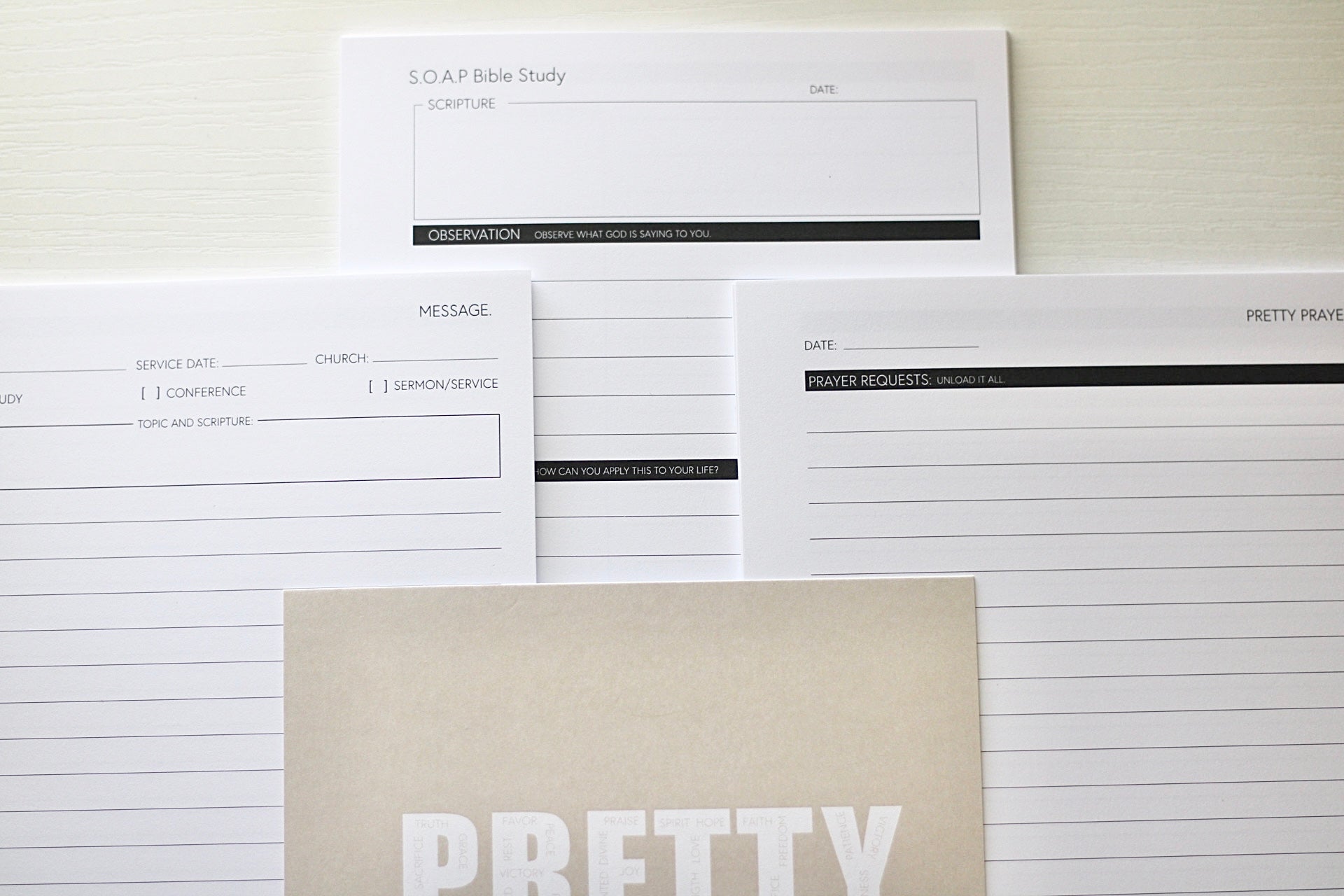 Pretty Spiritual Insert Bundle (INSERTS ONLY)