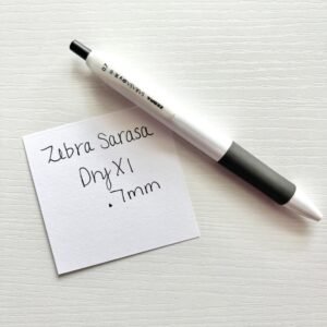 Zebra Sarasa Dry X1+ Gel Retractable Pen- Black